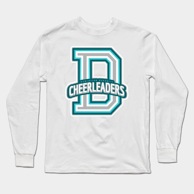 Dominican Republic Cheerleader Long Sleeve T-Shirt by Tip Top Tee's